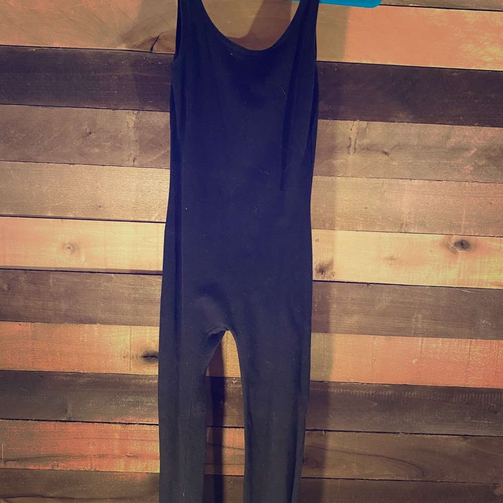 Black cotton bodysuit Leotard